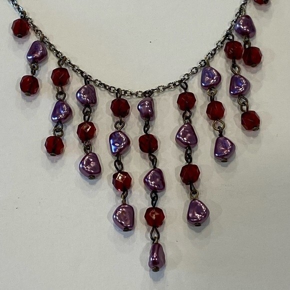 Express Jewelry - Express beaded tiered necklace. Wear as a choker or little longer up to 17”